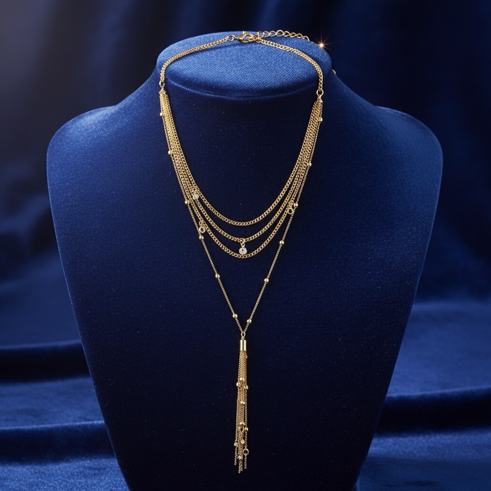 VALENTINE’S DAY GIFT ~ ETTIKA CHLOE TASSEL NECKLACE